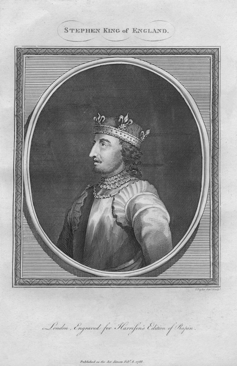 Stephen, anglický král, 1788. od Unbekannt