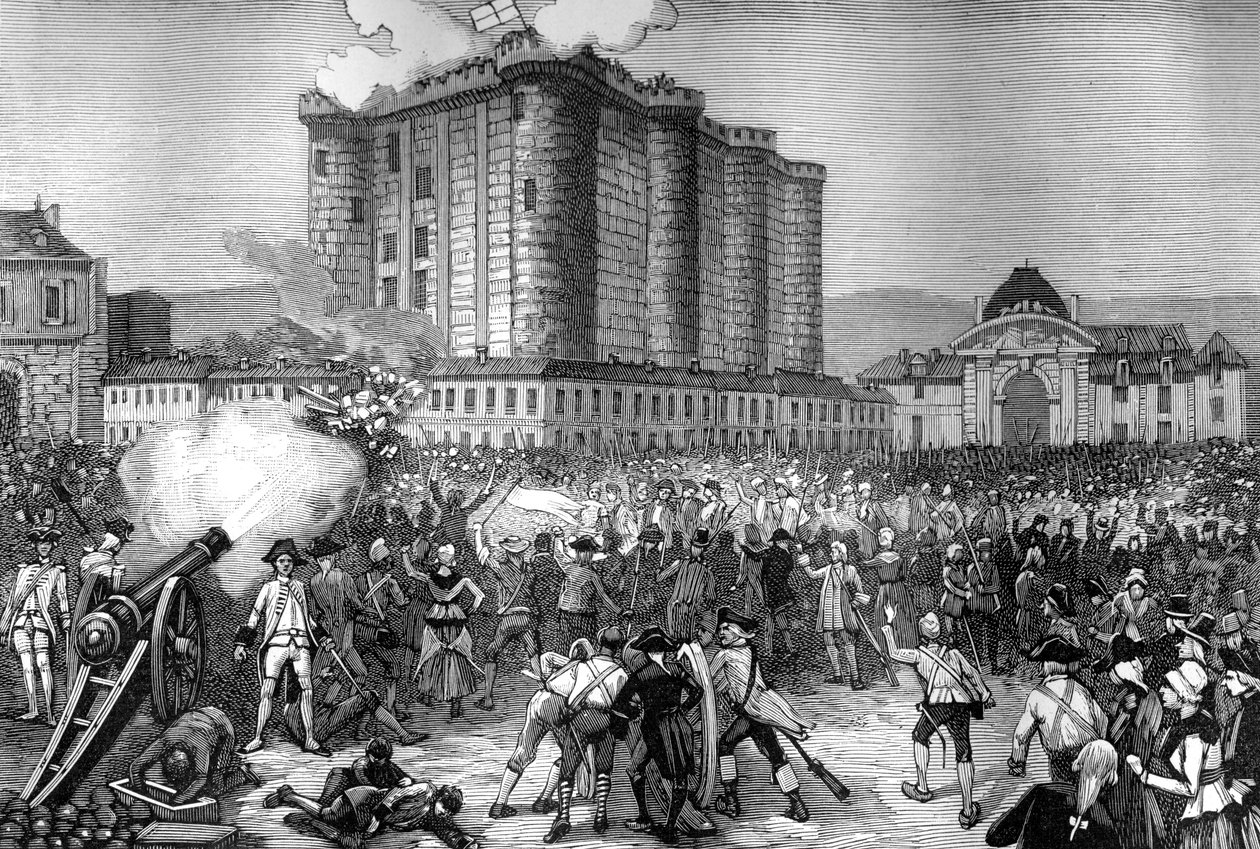 Útok na Bastille, Paříž, 14. července 1789 1882-1884 od Unbekannt