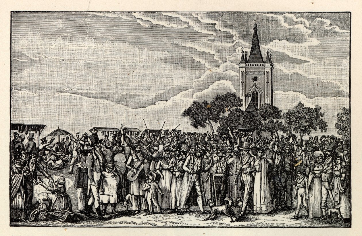 Stralau Fish Parade, asi 1865. od Unbekannt