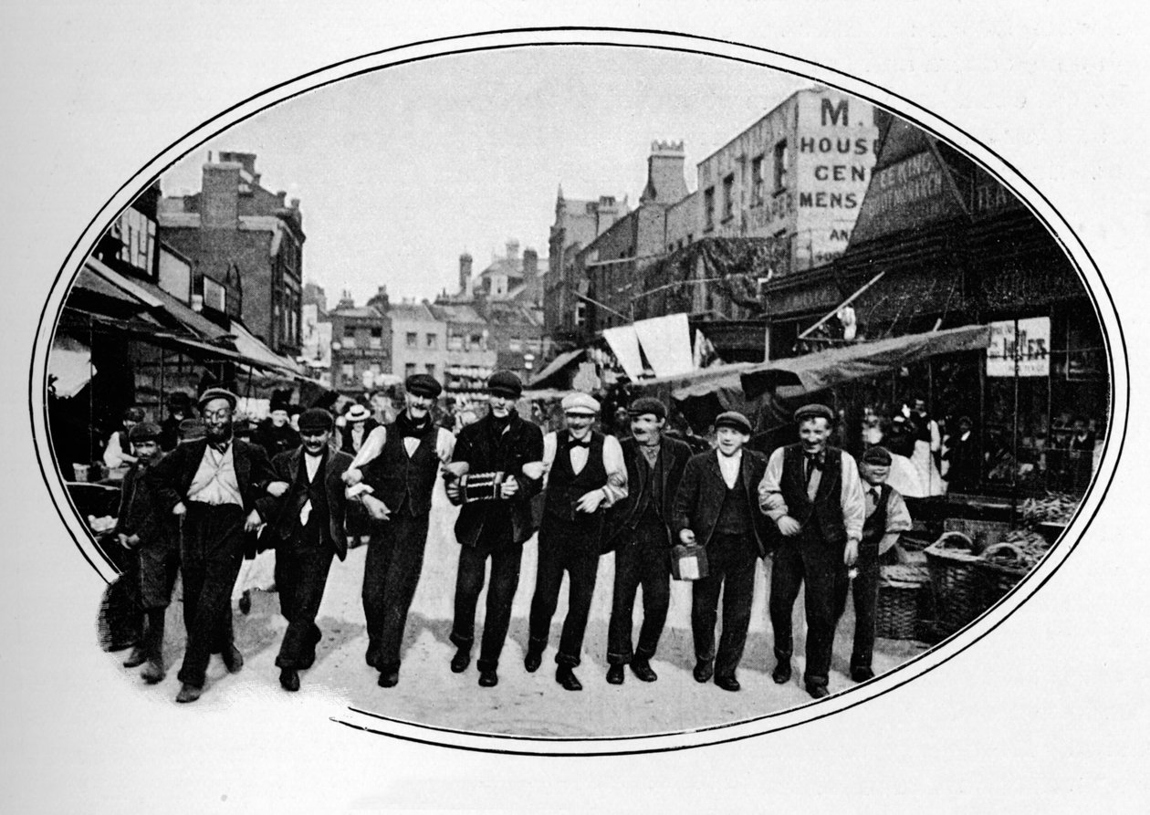 Pouliční melodie, Londýn, c1901 1901 od Unbekannt