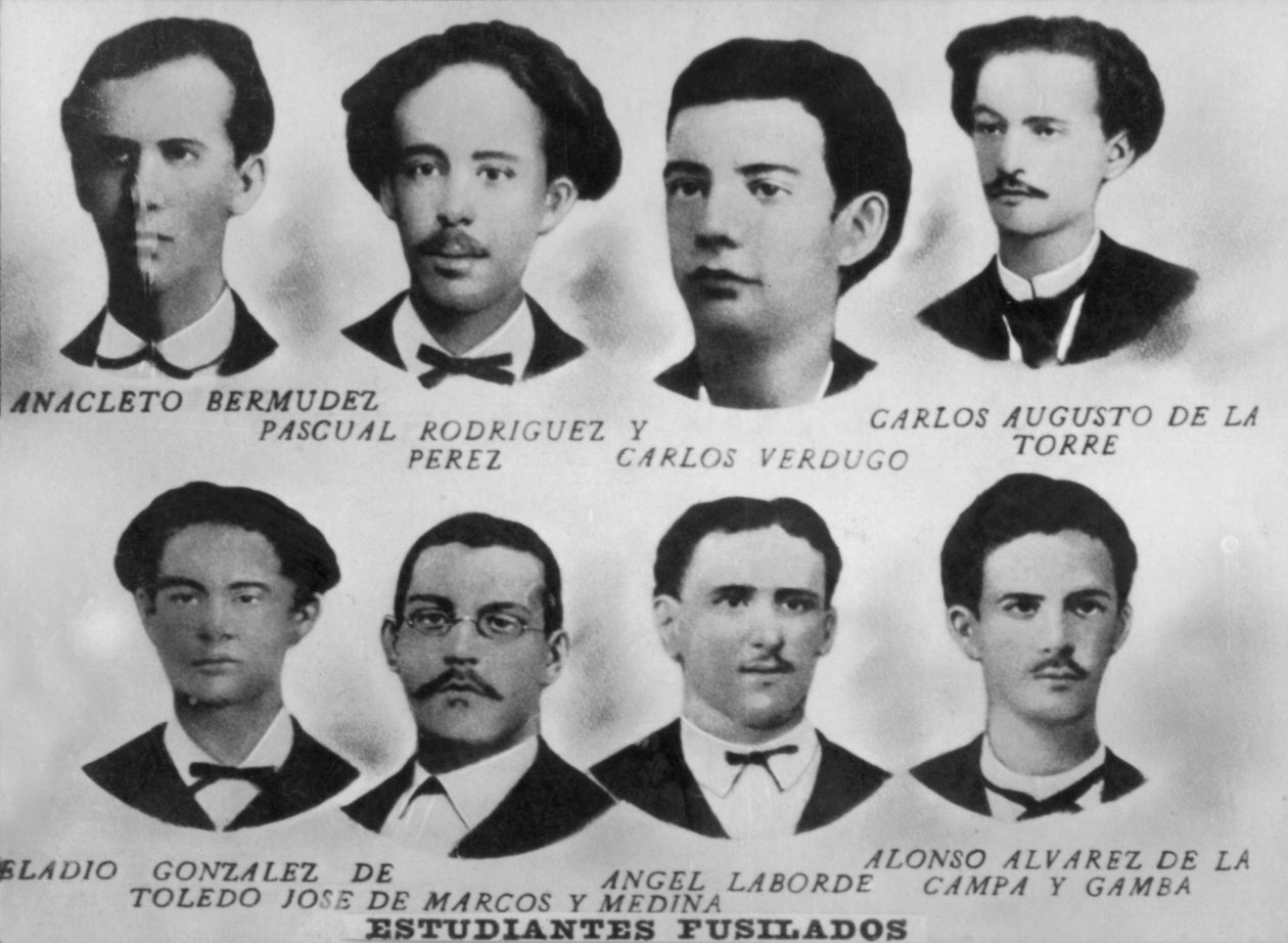 Studenti popraveni, 1871, c1920 od Unbekannt