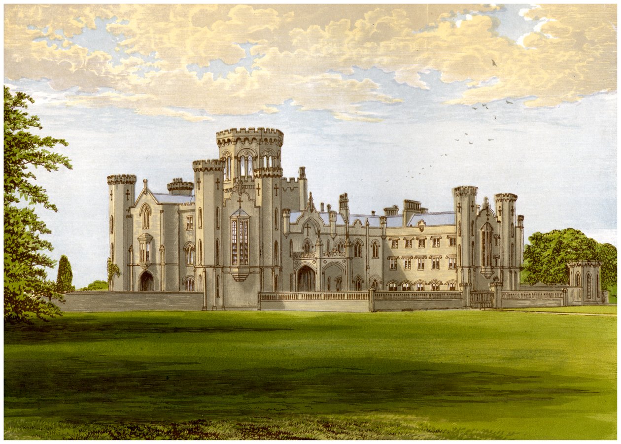 Hrad Studley, Warwickshire, domov rodiny Walkerů, c1880 od Unbekannt