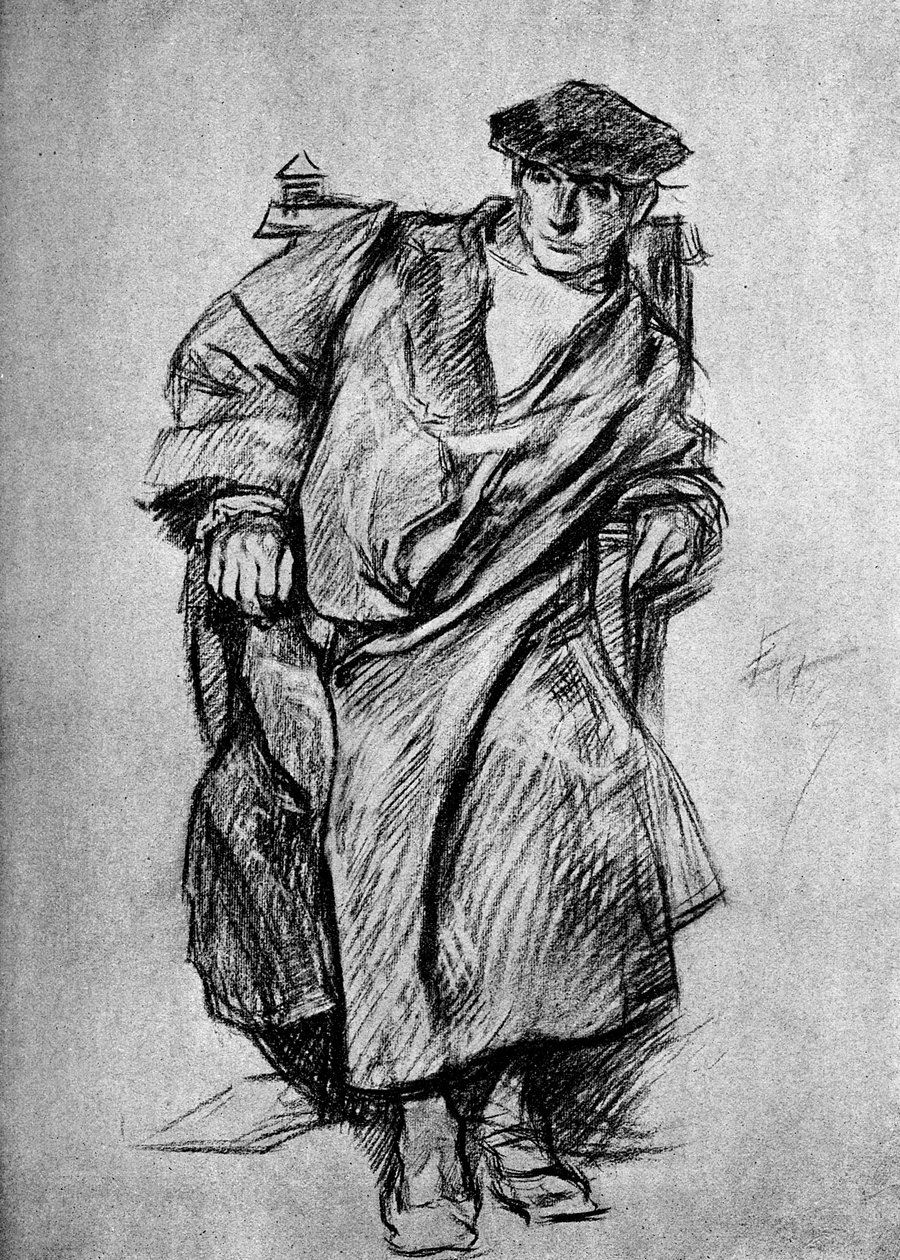 Studie pro šaty, dvůr Jindřicha VIII., 1899 od Unbekannt