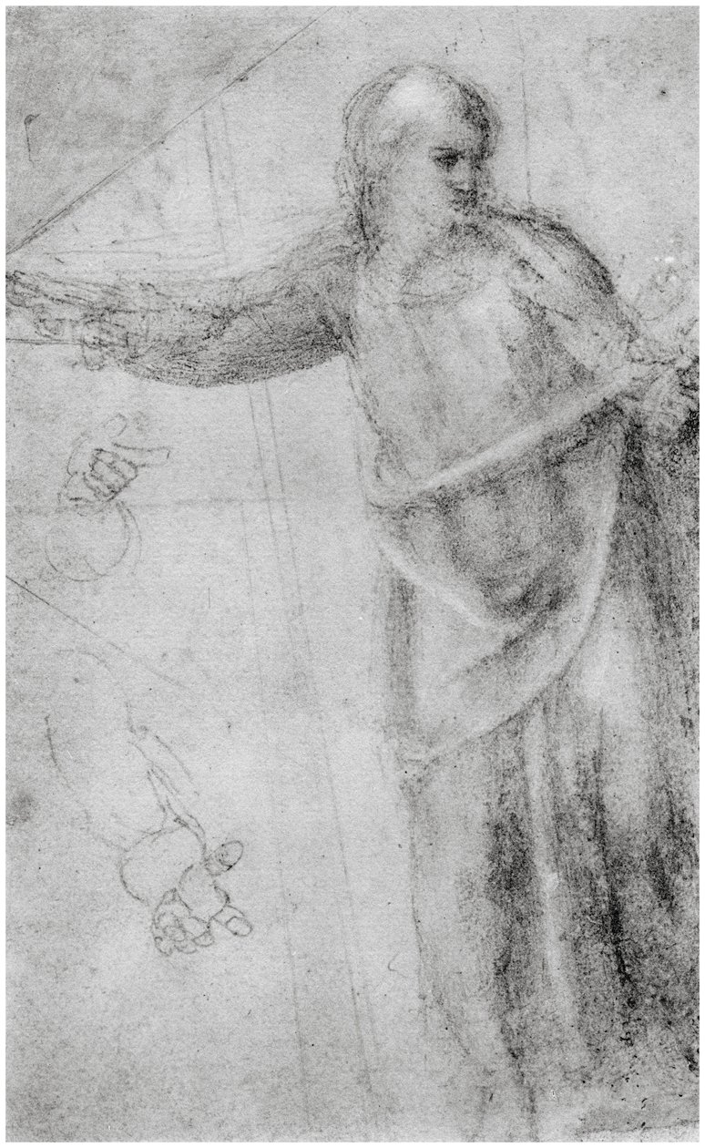 Studie pro postavu Krista, c1555 1958 od Unbekannt