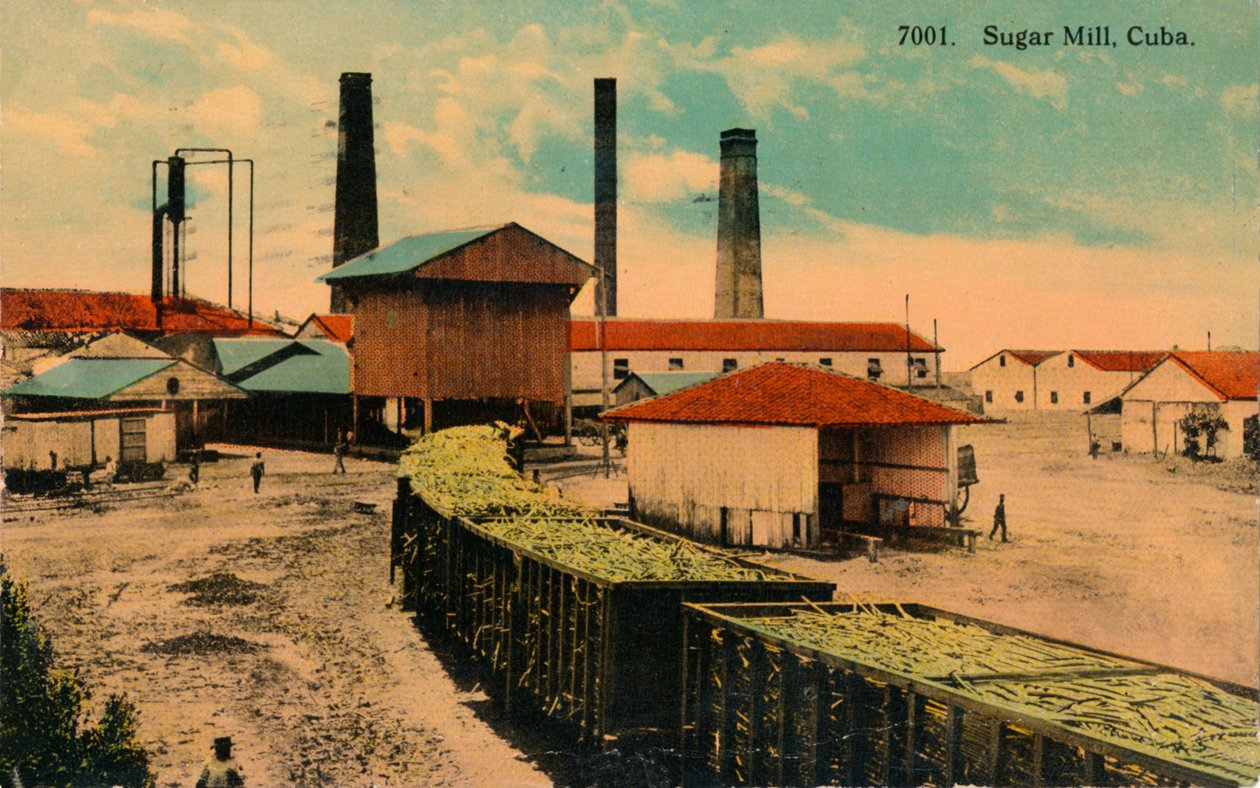 Cukrovar, Kuba, c1913 od Unbekannt