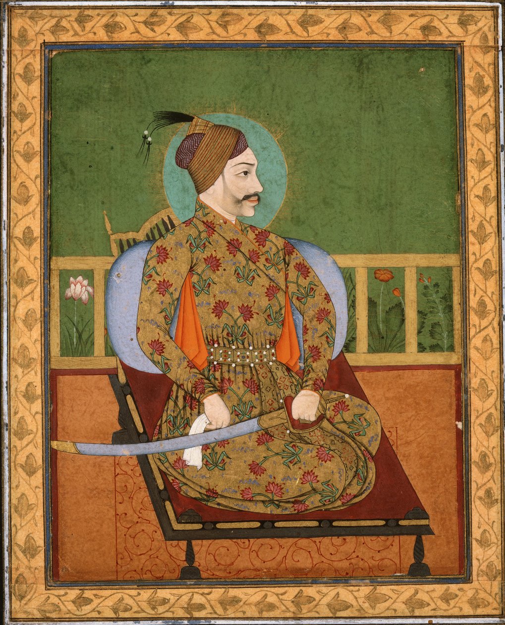 Sultan Abdullah Qutubshah z Golconda, c1640 od Unbekannt