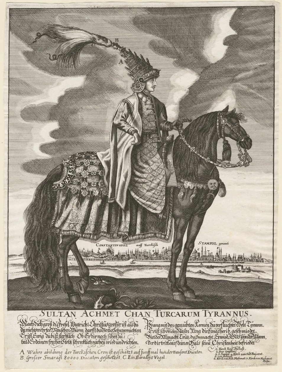 Sultan Ahmed III 1673-1736, 1710 od Unbekannt
