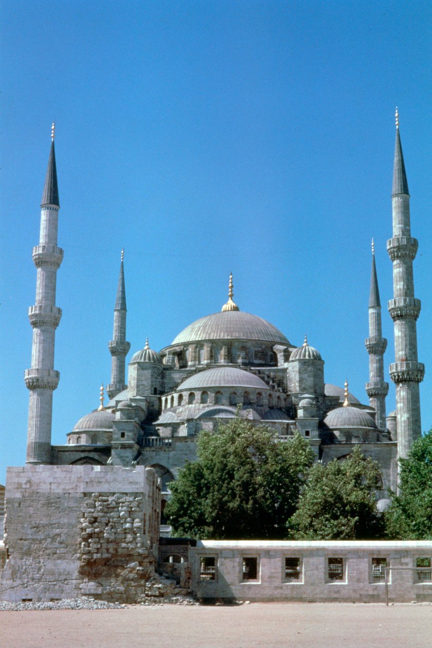 Mešita sultána Ahmeda, Modrá mešita, severní nadmořská výška, Istanbul, Turecko od Unbekannt