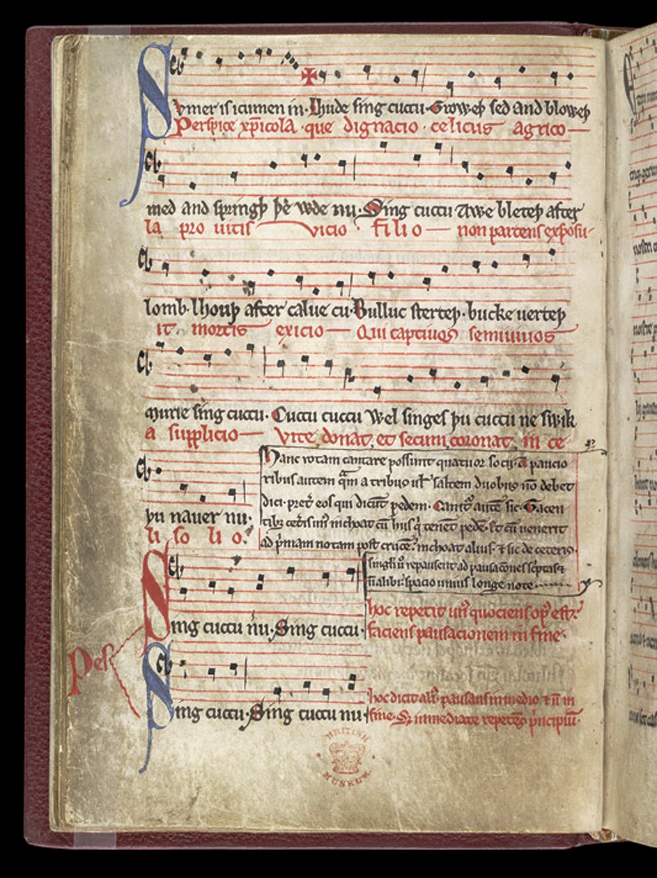 Sumer je Icumen In, c. 1260-1270 od Unbekannt