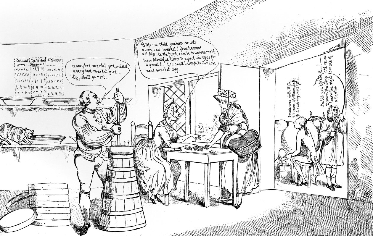 Letní zábava na Farmer G----s poblíž Windsoru, 1786 od Unbekannt