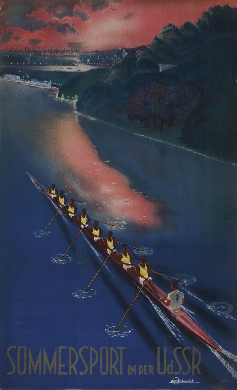 Letní sport v SSSR Plakát společnosti Intourist, 1939 od Unbekannt