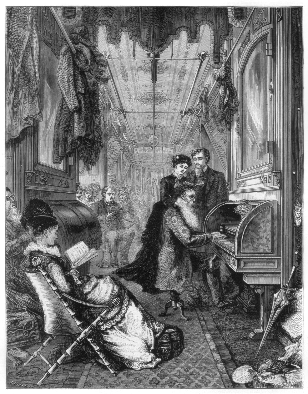 Neděle na Union Pacific Railway, USA, 1875 od Unbekannt