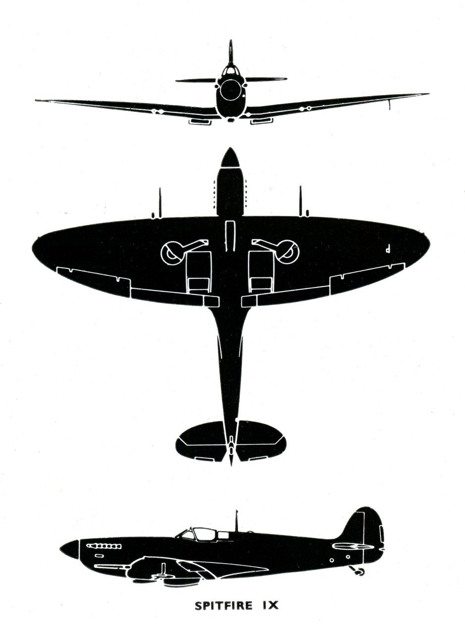 Supermarine Spitfire Mk IX, 1941 od Unbekannt