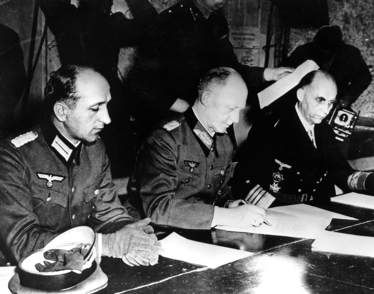 Kapitulace nacistického Německa, Remeš, Francie, 7. května 1945 od Unbekannt