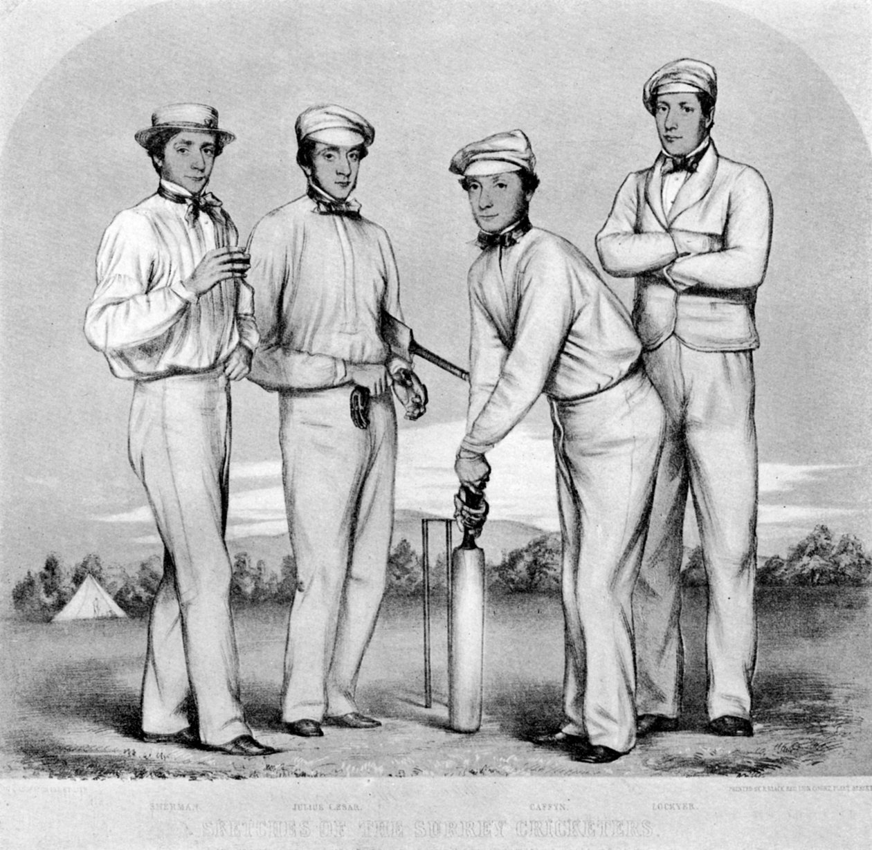 Surrey Cricketers, 1852 1912 od Unbekannt