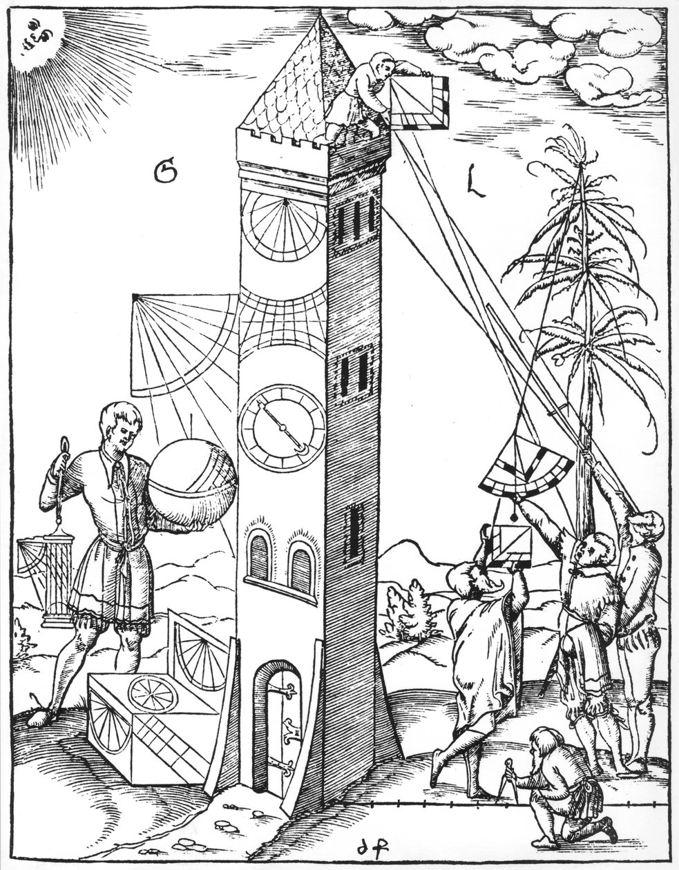 Měření času a měření času, 1551 od Unbekannt