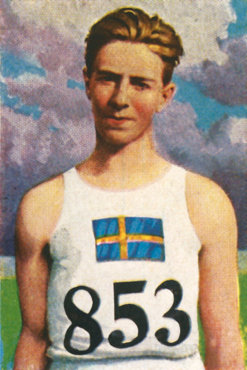 Švédský oštěpař Erik Lundquist, 1928. od Unbekannt