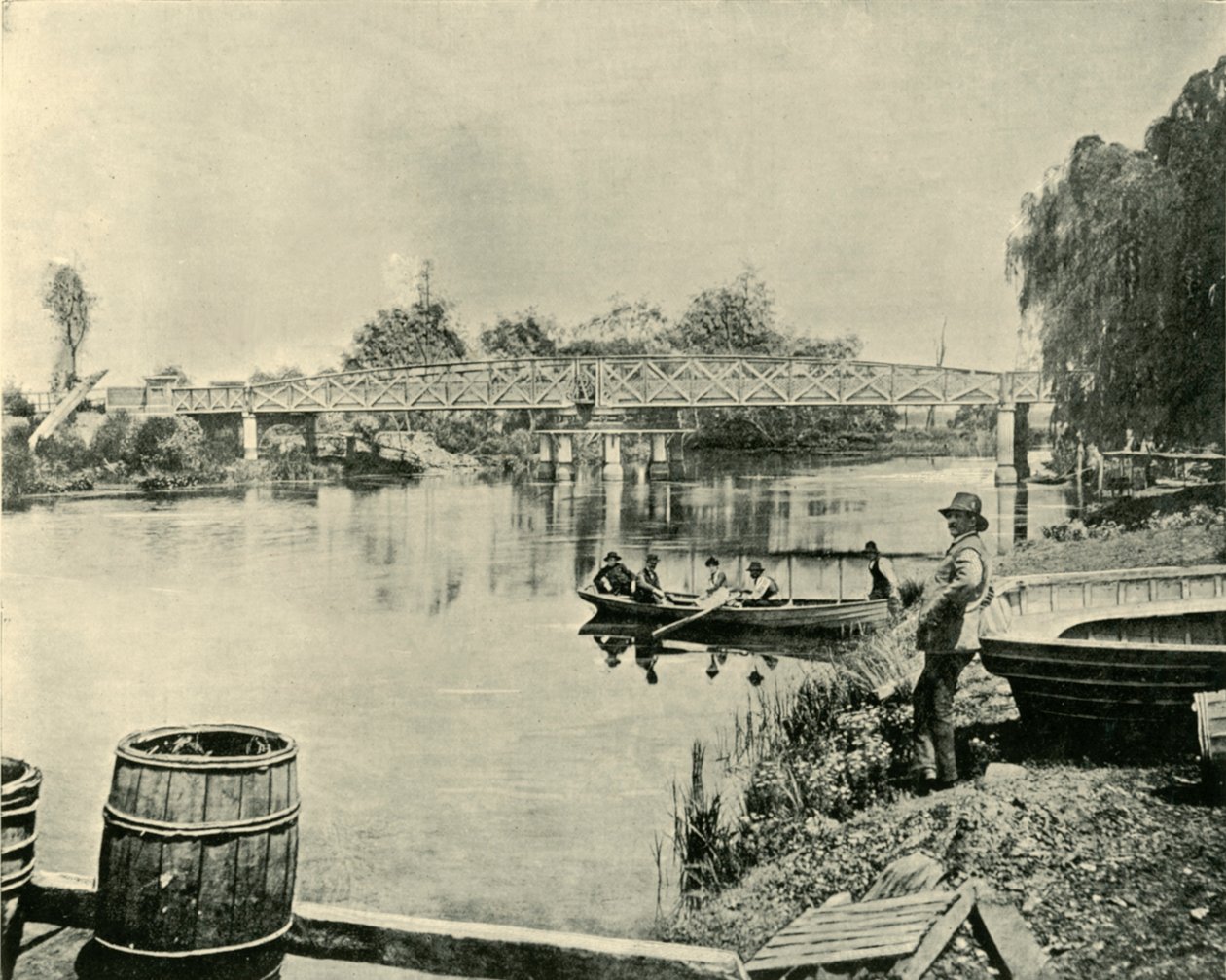 Houpací most přes Latrobe, 1901. od Unbekannt