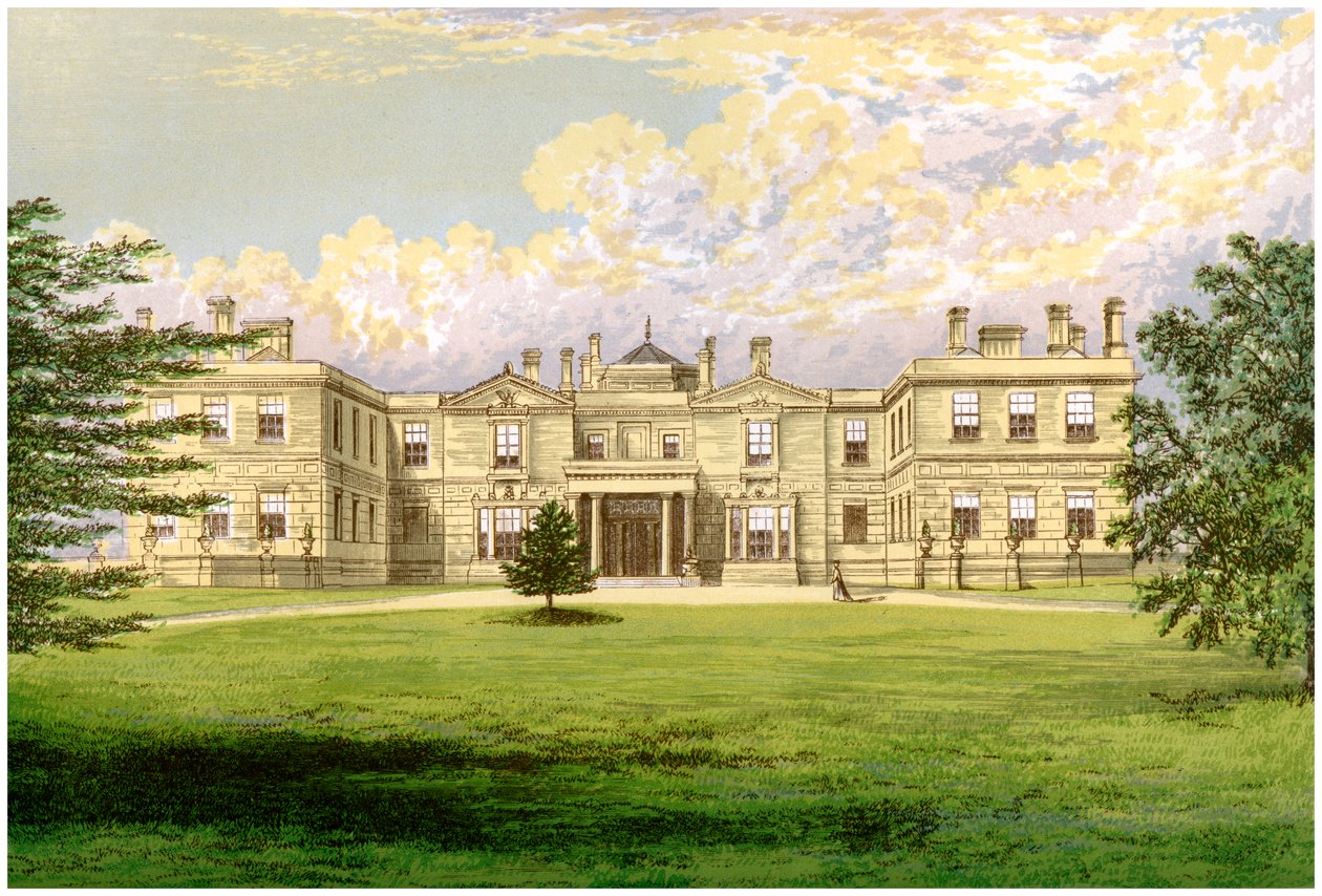 Swithland Hall, Leicestershire, domov hraběte z Lanesborough, c1880 od Unbekannt