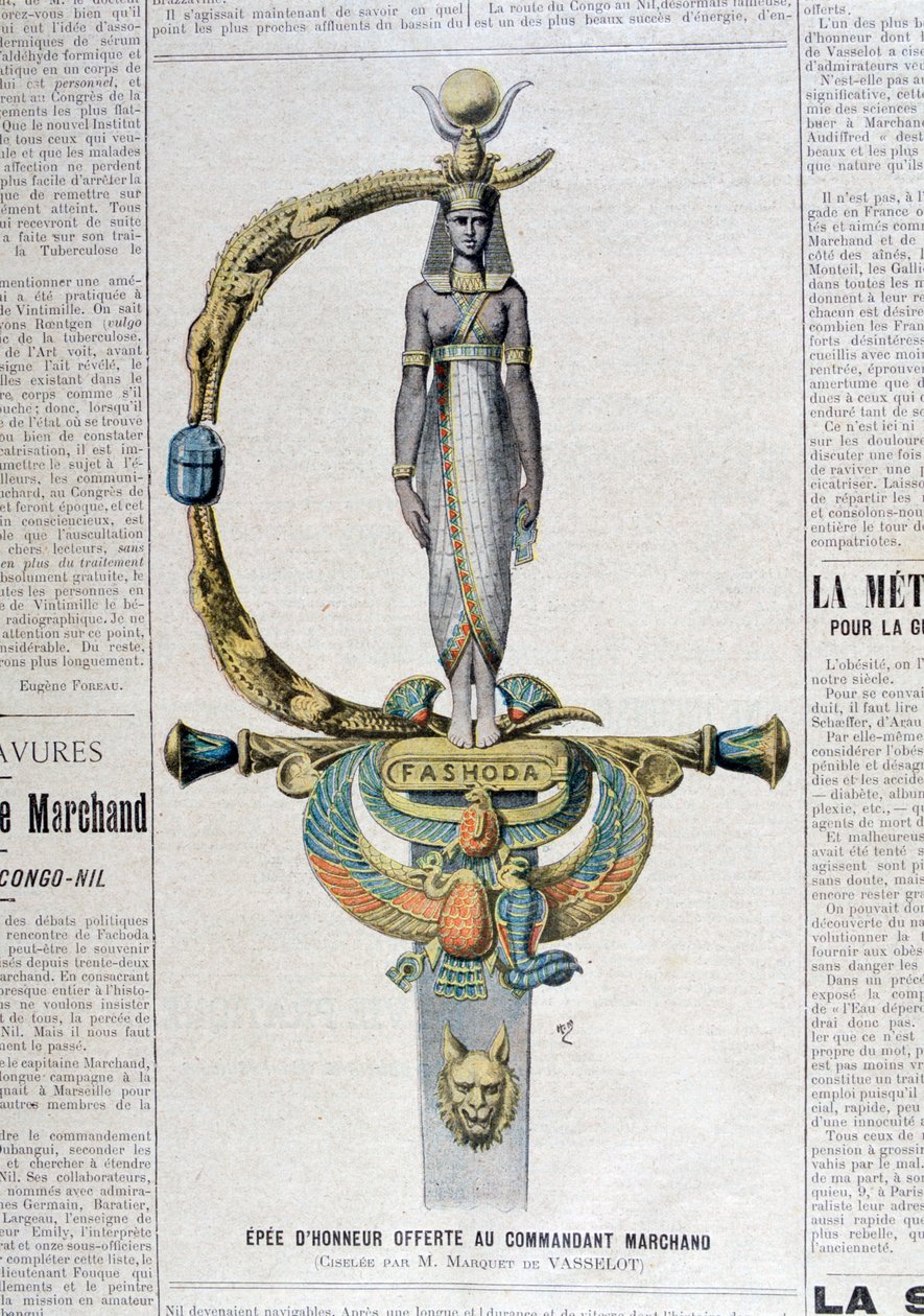 Čestný meč nabízený obchodnímu veliteli, 1899 od Unbekannt