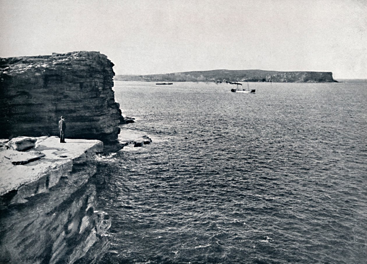 Sydney Heads, v Gap u Watsons Bay, c1900. od Unbekannt