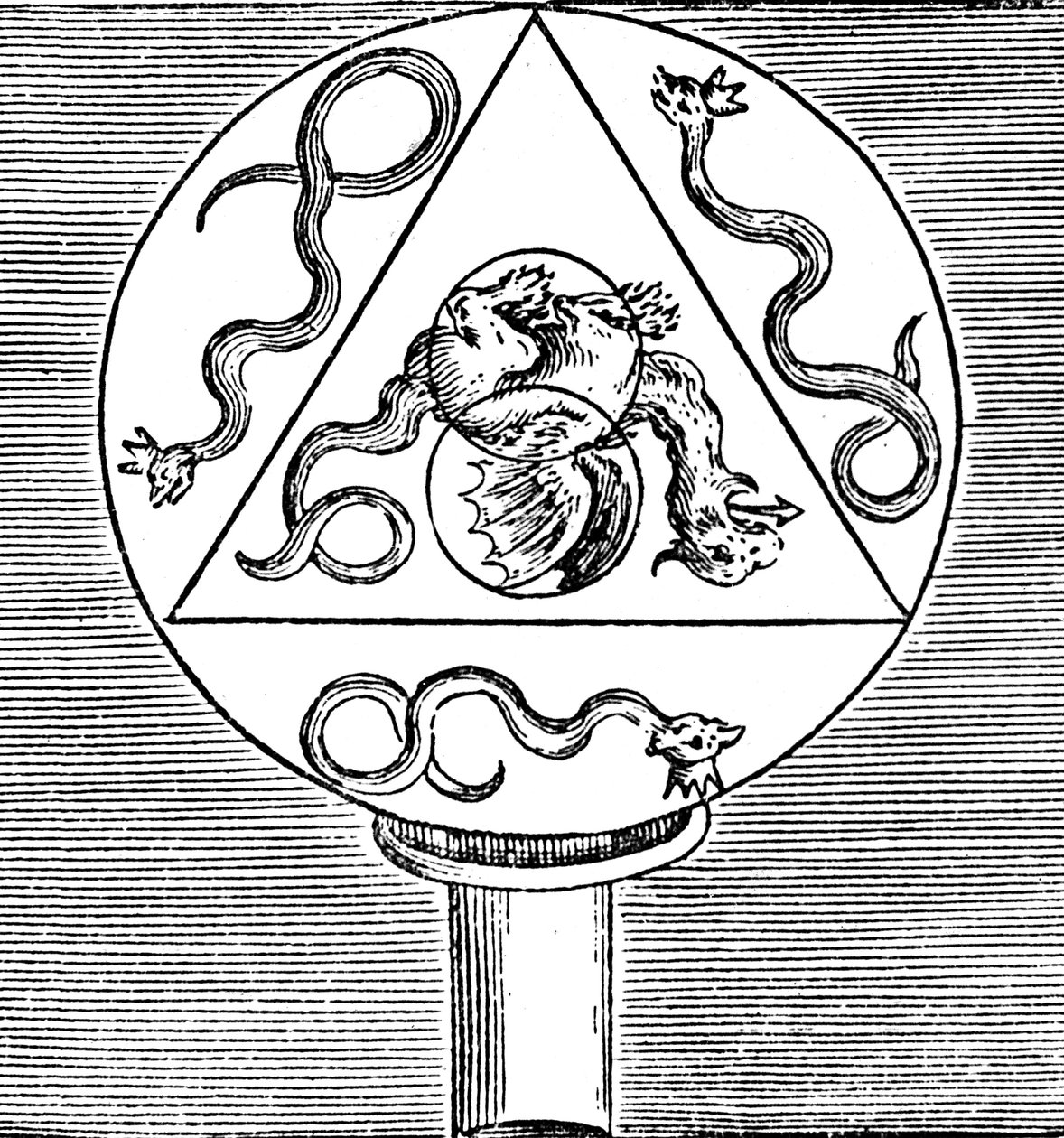 Symboly syntézy Velkého díla, 1678 od Unbekannt