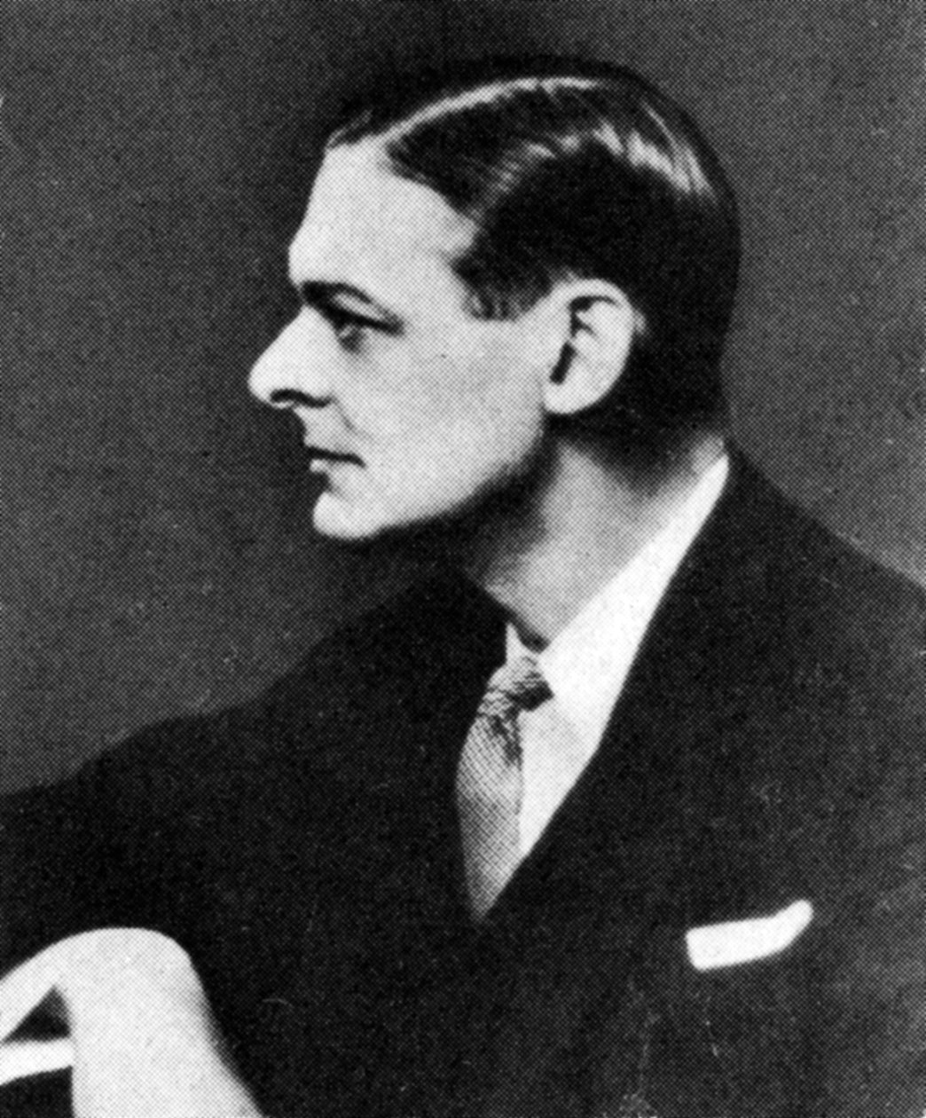 TS Eliot, britský básník, dramatik a kritik amerického původu, 30. léta 20. století od Unbekannt