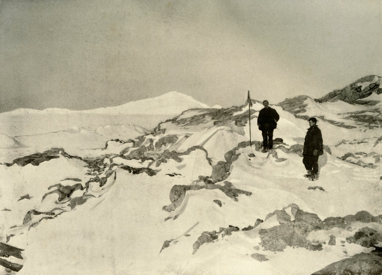 Převzetí vlastnictví Cape Bernacchi, Victoria Land, c1908, 1909. od Unbekannt