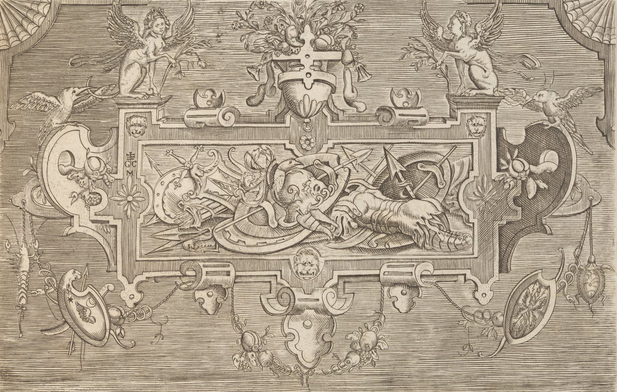 Plakety a jiné ozdoby různých a rozmarných vynálezů Kartuše a jiné ozdoby o ..., 1773. od Unbekannt