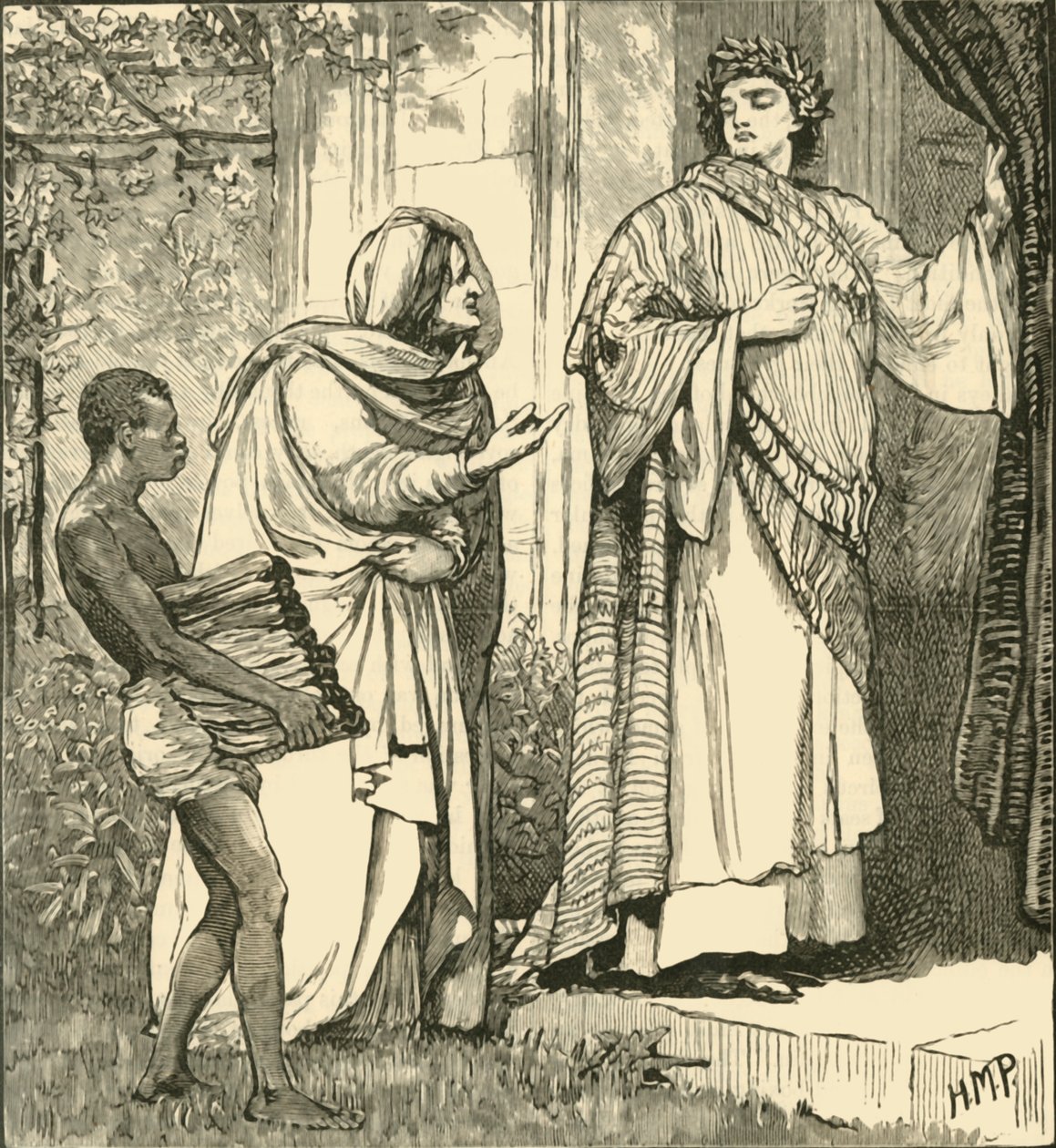 Tarquinius a Sibyla, 1890. od Unbekannt