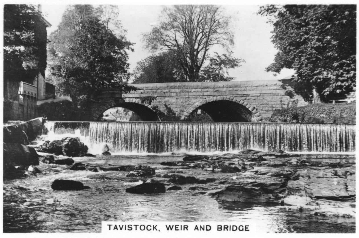 Tavistock, jez a most, 1937 od Unbekannt