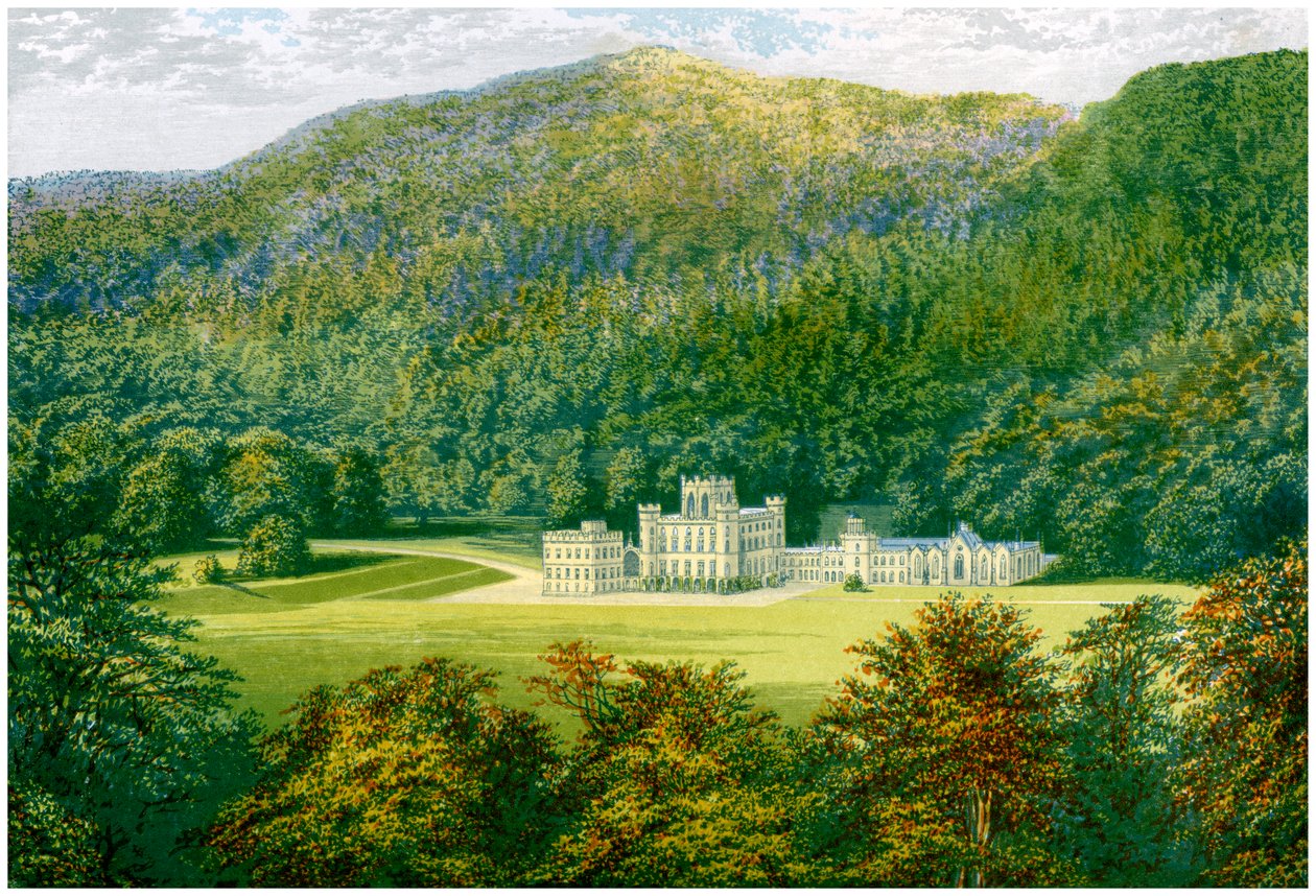 Hrad Taymouth, Perthshire, Skotsko, domov hraběte z Breadalbane, c1880 od Unbekannt