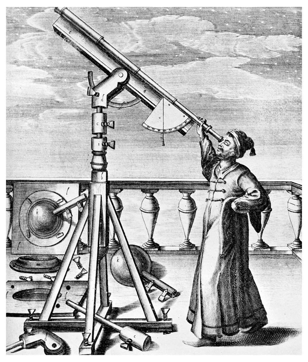 Dalekohled ze Selenographie, 1647 1956 od Unbekannt