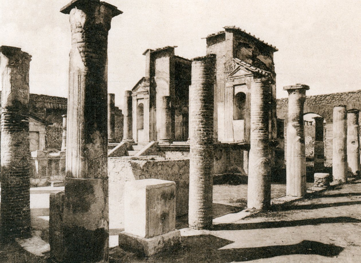 Chrám Isis, Pompeje, Itálie, c 1900 od Unbekannt