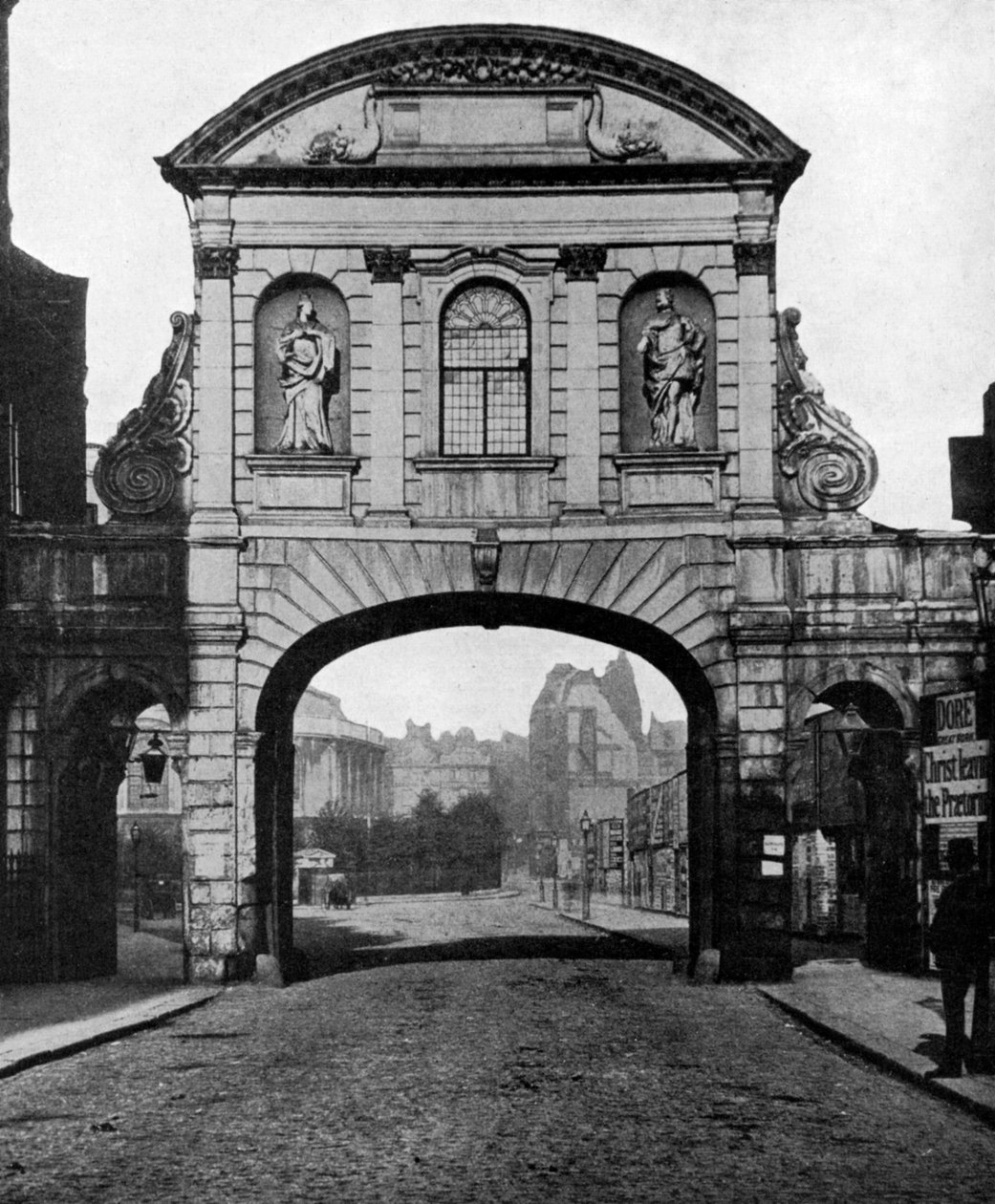 Podloubí Temple Bar, na konci Stand Fleet Street, Londýn, 1877 1951 od Unbekannt