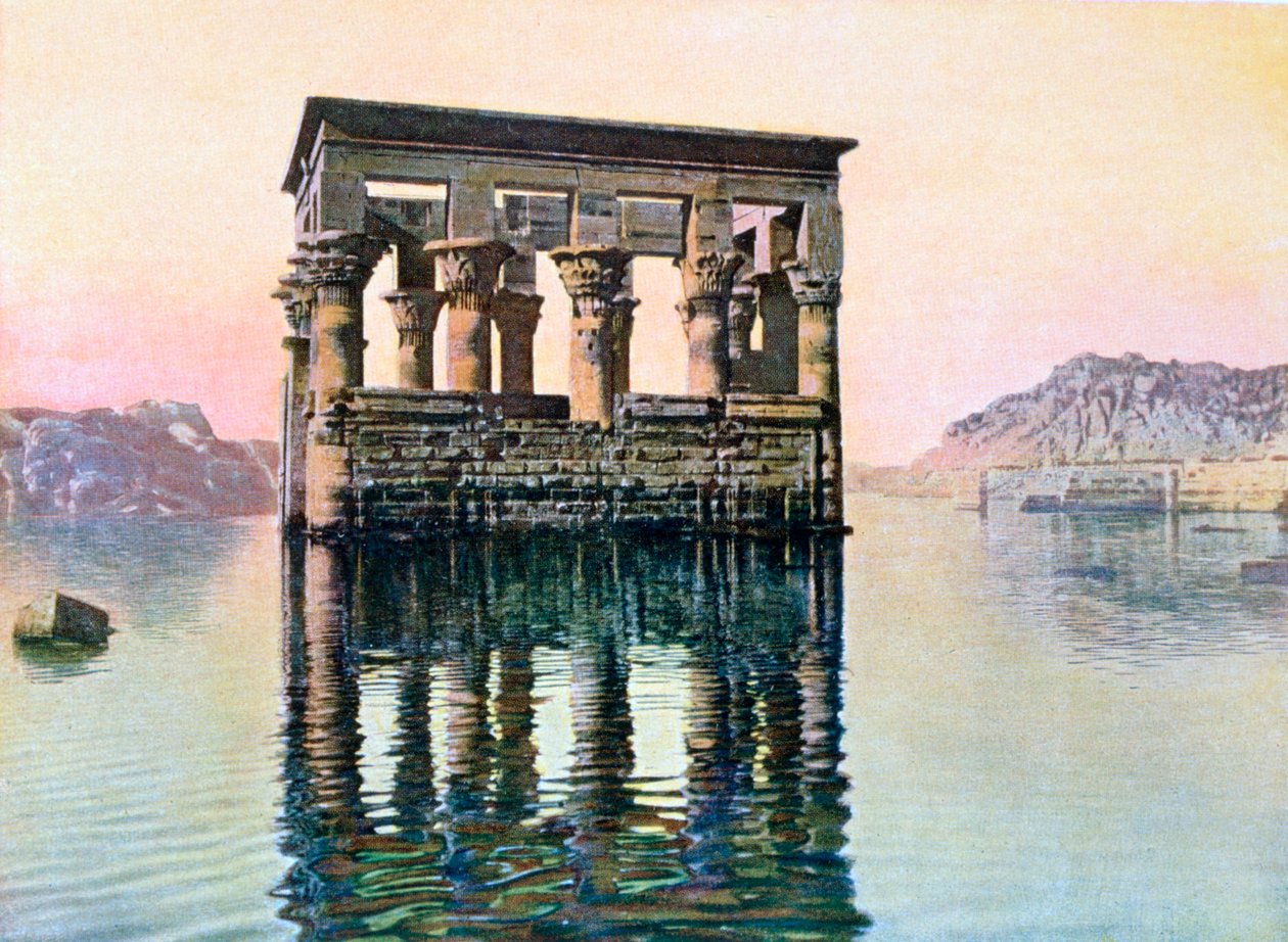 Chrámový kiosek Trajan, Philae, Egypt, 20. století od Unbekannt