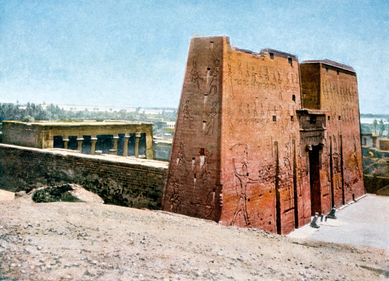 Horův chrám, Edfu, Egypt, 20. století od Unbekannt