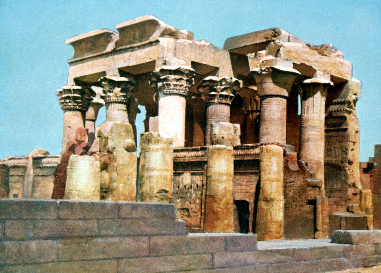 Chrám Kom Ombo, Egypt, 20. století od Unbekannt