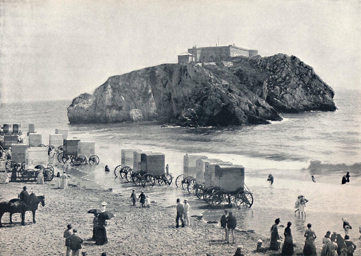 Tenby – St. Catherines Rock and Fort, 1895 od Unbekannt