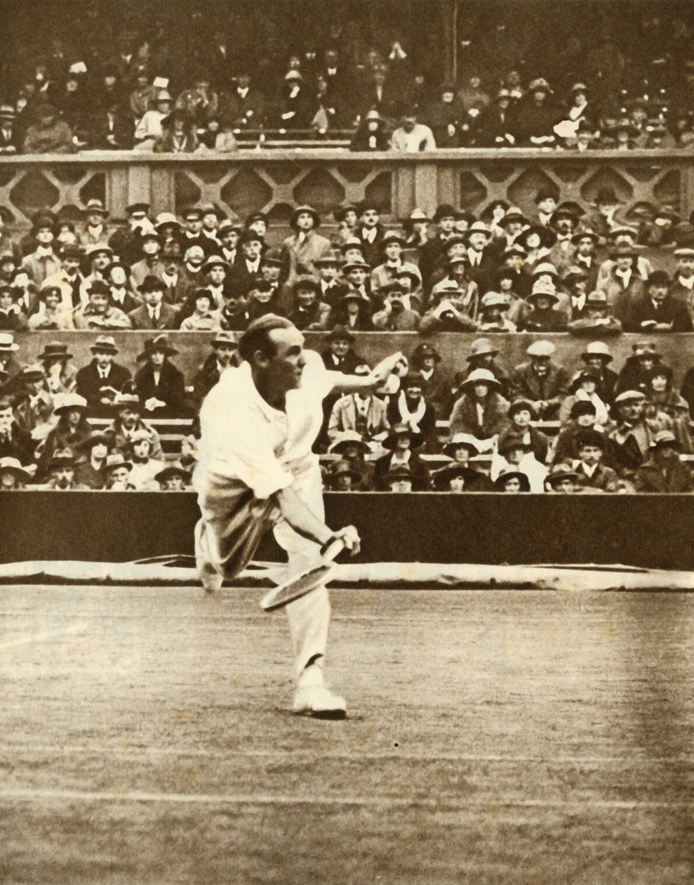Tenisový zápas na centrálním kurtu ve Wimbledonu, c1930, 1935. od Unbekannt