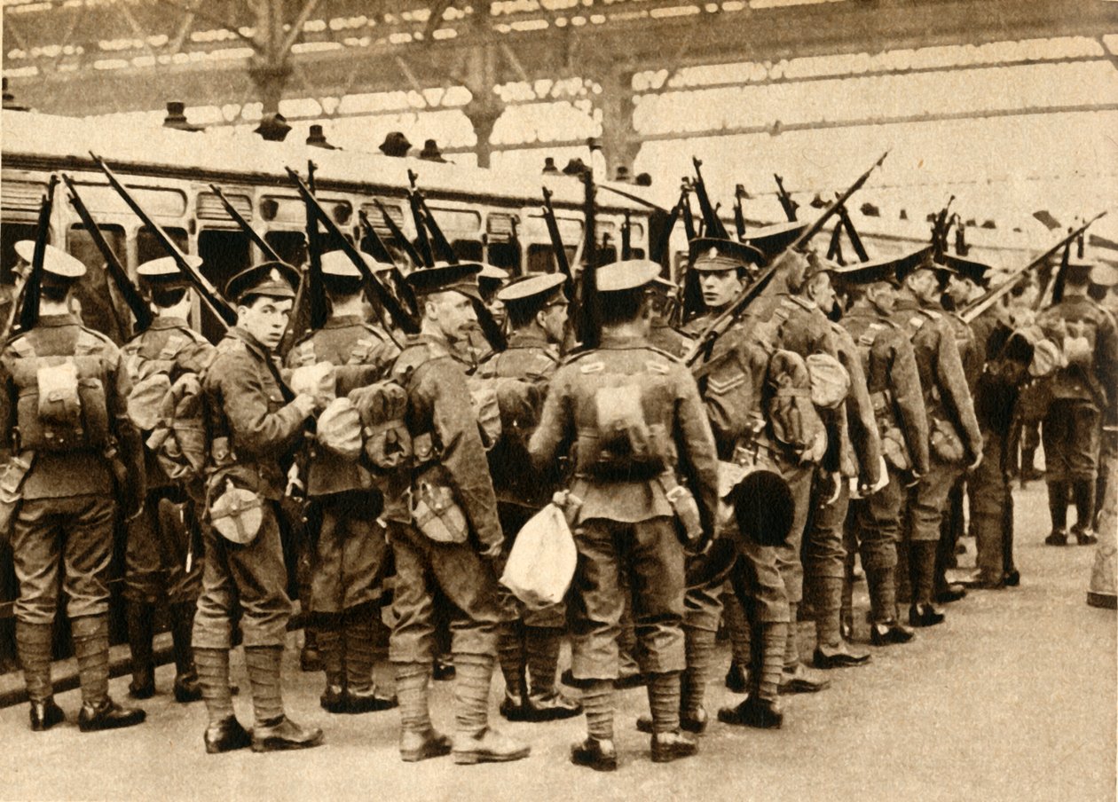Území z letního tábora - Vytahování teriérů ve Waterloo, 1914-1918, 1933. od Unbekannt