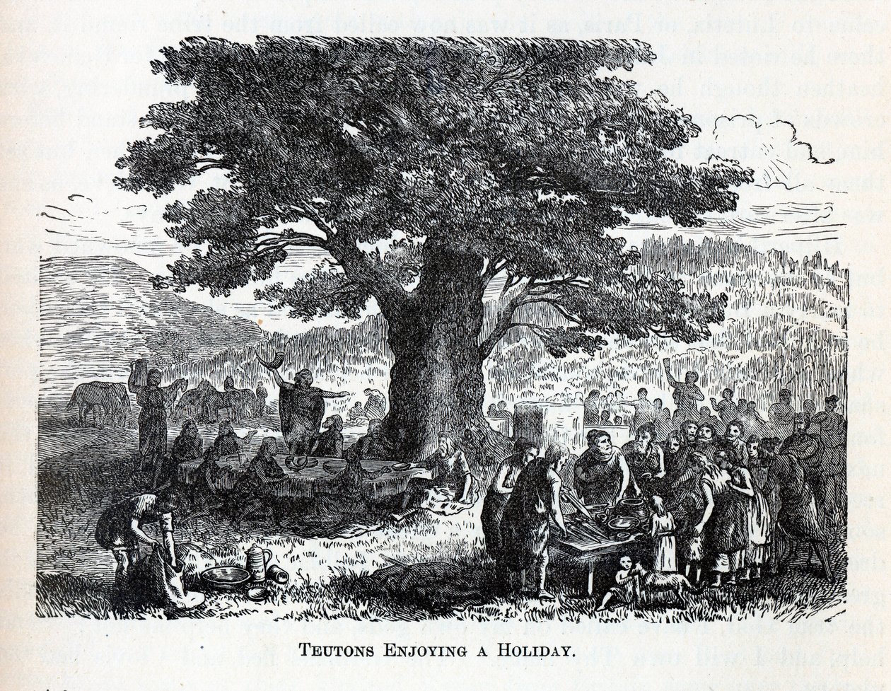 Germáni si užívají prázdniny, 1882 od Unbekannt
