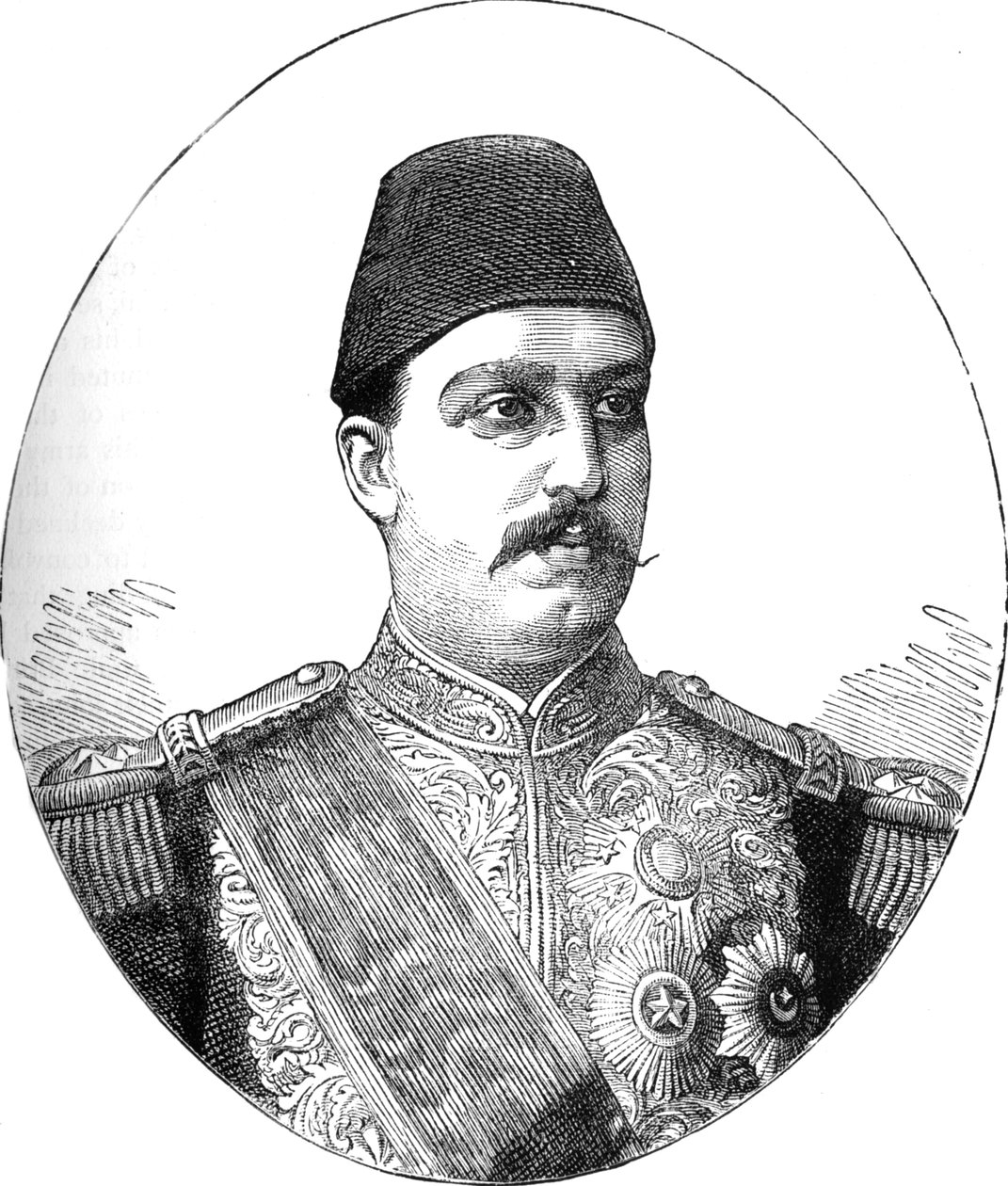 Tewfik, Khedive of Egypt, c1882 od Unbekannt