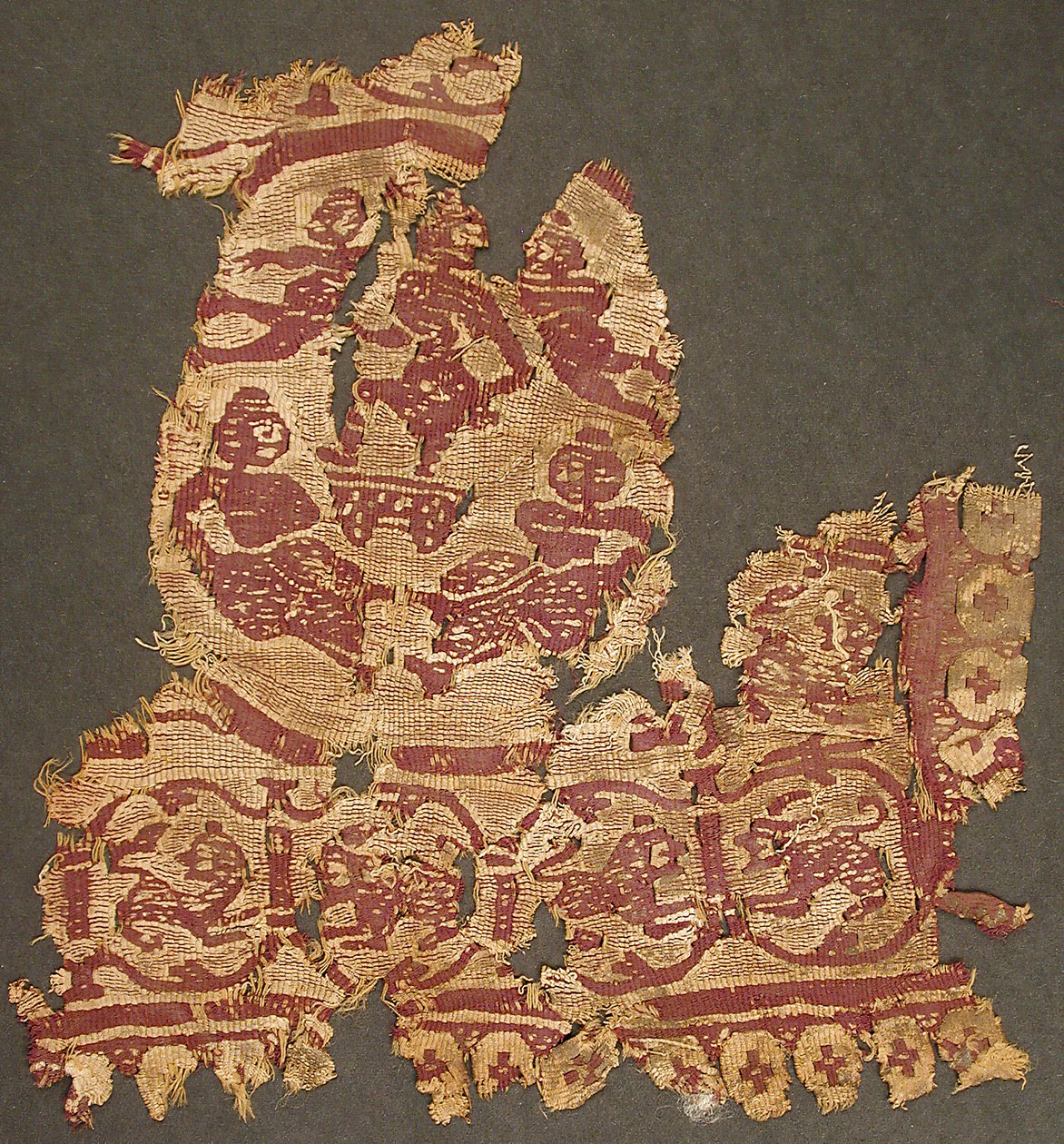 Textilní fragment, byzantský, 4.-6. století. od Unbekannt