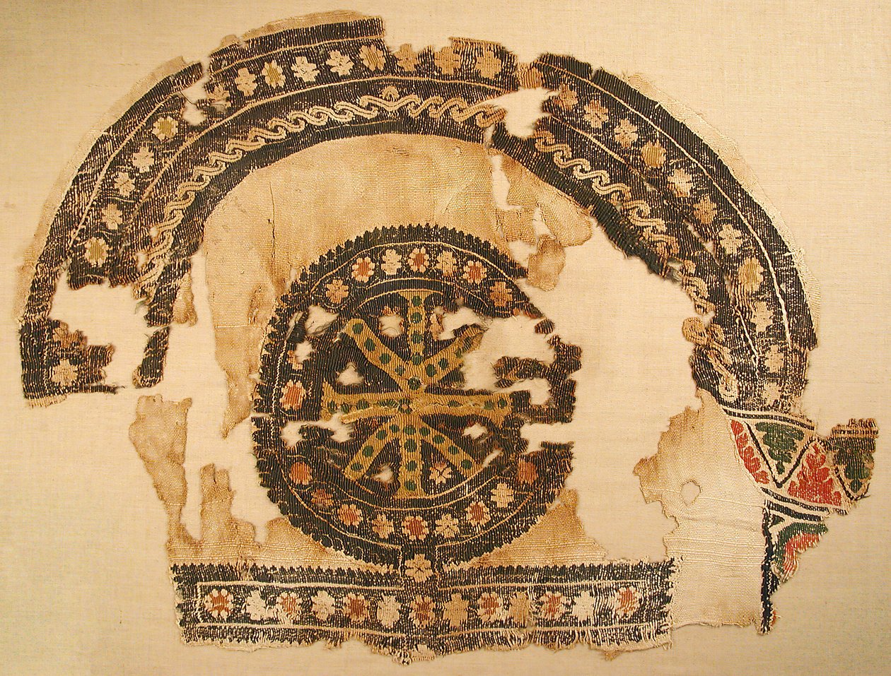 Textilní fragment, byzantský, 5.-6. století. od Unbekannt