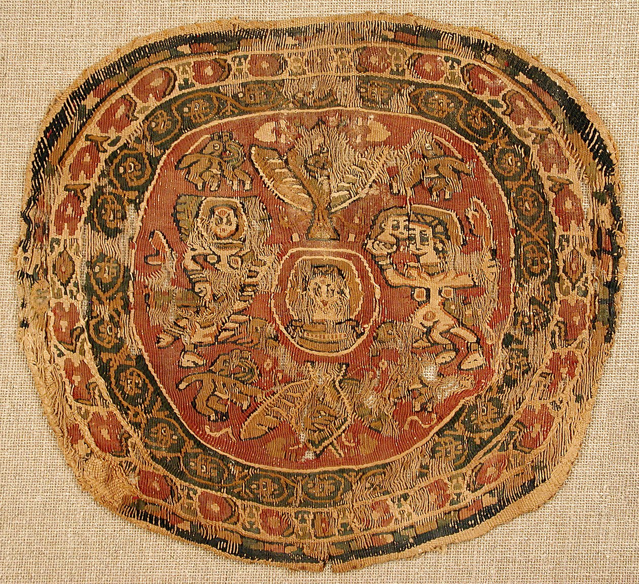 Textilní fragment, byzantský, 8.-9. století. od Unbekannt