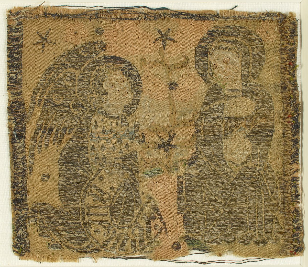 Textil se Zvěstováním, italština, 14. století. od Unbekannt