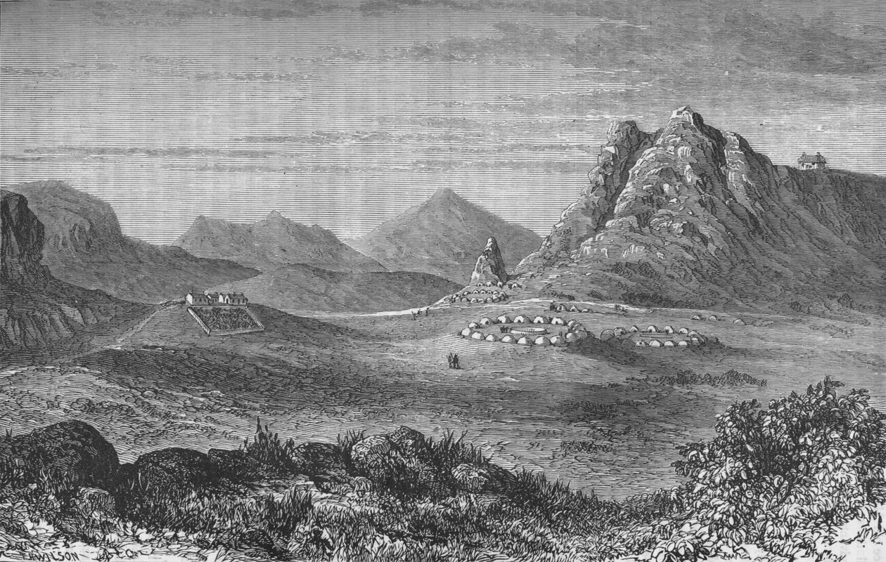 Thaba Bosigo, pevnost Basutos, c1880 od Unbekannt
