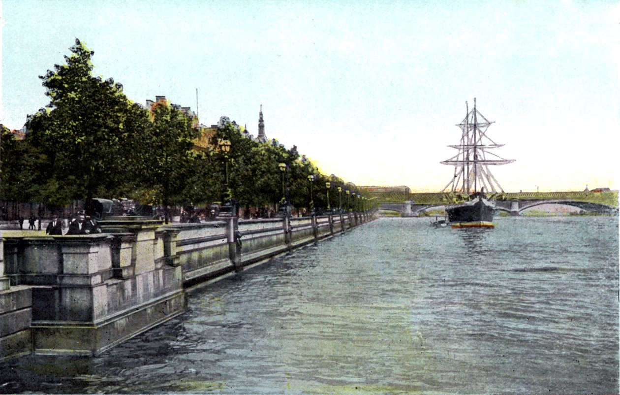 Thames Embankment, Londýn, 20. století od Unbekannt