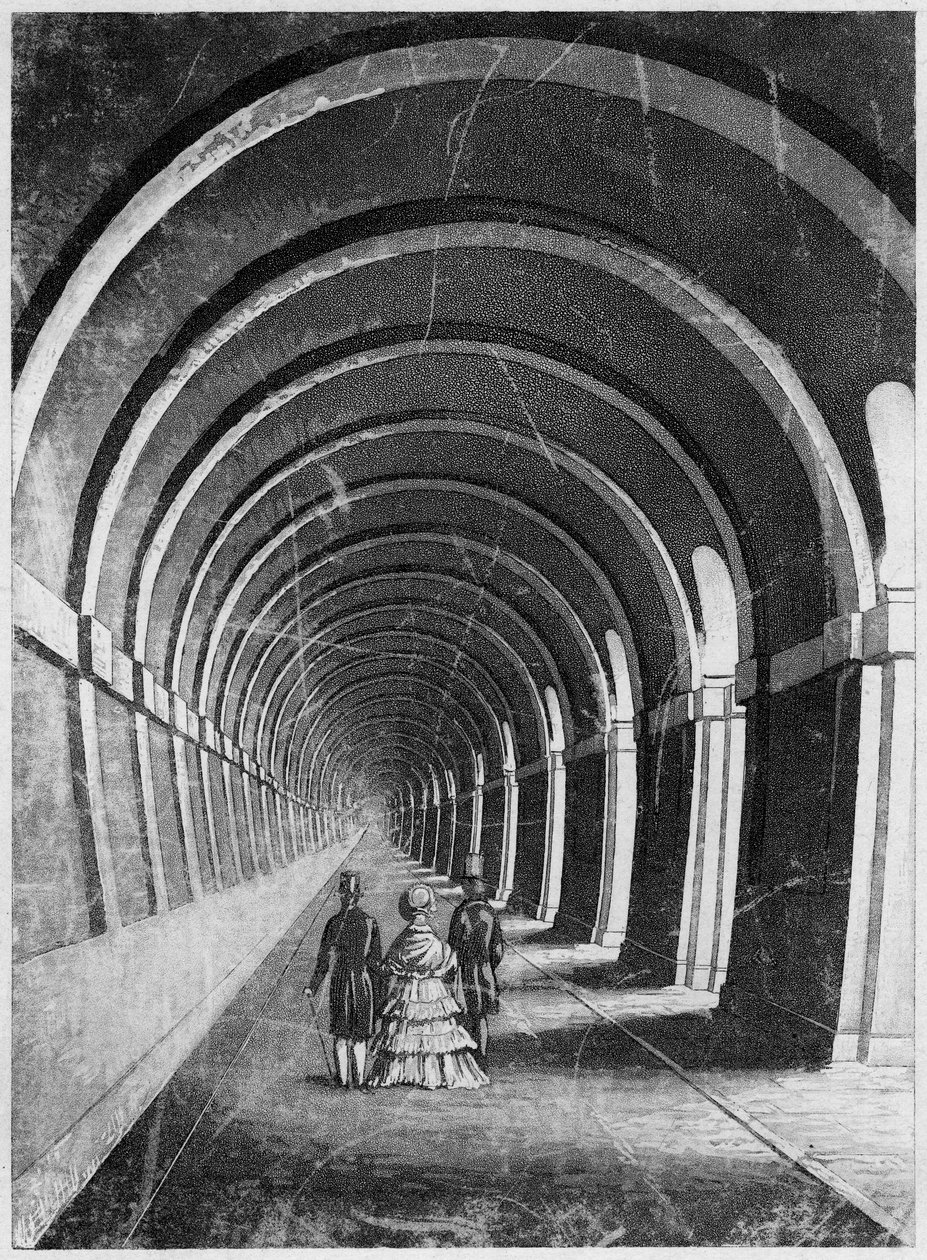 Thames Tunnel, Londýn, polovina 19. století od Unbekannt